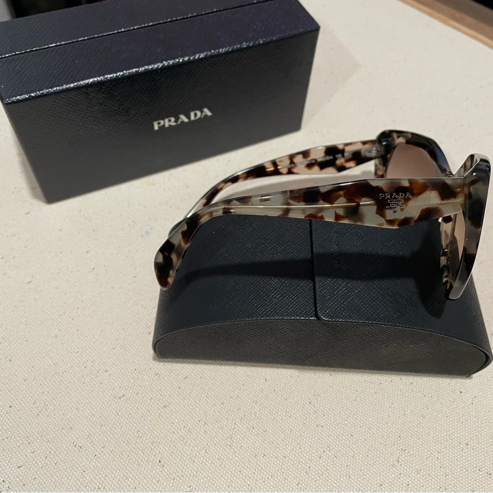 Prada Brown Tortoise Sunglasses - Picture 2 of 3
